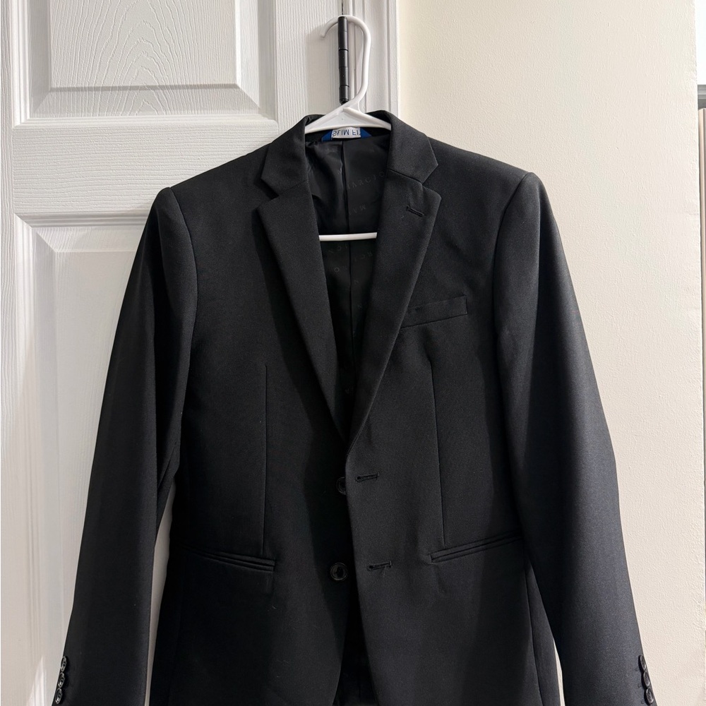 Boys Classic Black Suit Jacket
